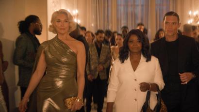 Bild: Prime Video/dpa
Hannah Waddingham und Octavia Spencer spielen ziemlich beste Freundinnen in der neuen Serie „Ride or Die“.