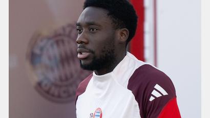 Bild: Sven Hoppe/dpa
Alphonso Davies trainiert wieder in München. (Archivbild)
