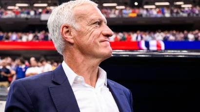 Bild: Tom Weller/dpa
Letztes Spiel als Frankreich-Trainer: Didier Deschamps. (Archivbild)