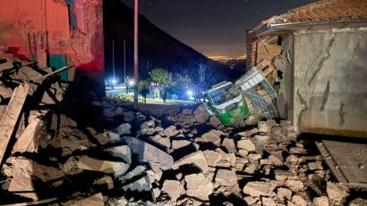 Bild: Jhefry Sedano/AP/dpa
Ein schweres Erdbeben in Peru hat mehrere Todesopfer gefordert.
