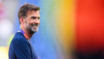 Bild: Tom Weller/dpa
Eine entscheidende Hürde weniger: Jürgen Klopp kann jetzt Bundestrainer werden. (Archivbild)
