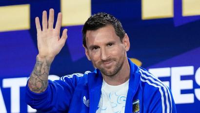 Bild: Frank Franklin II/AP/dpa
Argentiniens Superstar Lionel Messi vor dem WM-Finale.