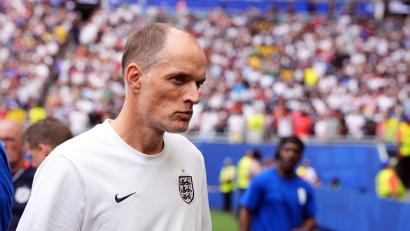Bild: Martin Rickett/PA Wire/dpa
Englands Trainer Thomas Tuchel.