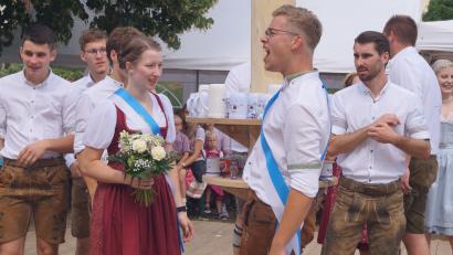 Bild: Hans-Jürgen Schlosser
Theresa Kirchberger und Fabian Schmid sind das neue Oberkirwapaar.