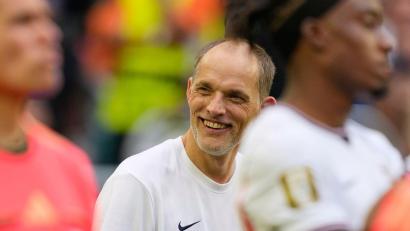 Bild: Rebecca Blackwell/AP/dpa
Thomas Tuchel lächelt wieder.