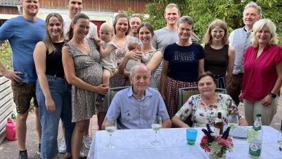 Bild: Marianne Moosburger
Für Annemarie und Alfons Nagler ist ihre große Familie das größte Glück.