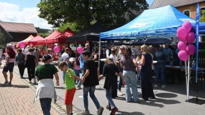 Bild: Gerhard Franz
Gut frequentiert waren die Info-Stände der Poppenrichter Vereine und Verbände am Jubiläumsfest.