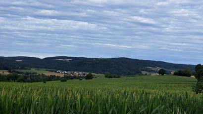 Bild: Elfriede Weiß
Das Gewerbegebiet liegt an der Ortsverbindungsstraße Niedermurach - Rottendorf zwischen den beiden Ortschaften (im Bild Niedermurach). Ein Dorfgebiet soll den Anschluss an Rottendorf sichern.