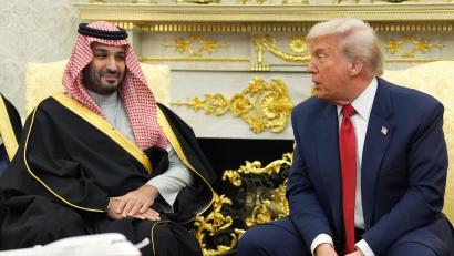 Bild: Evan Vucci/AP/dpa
Neben den USA führte Saudi-Arabien auch Gespräche mit China und Russland. (Archivbild)