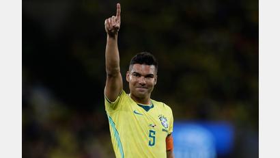 Bild: Bruna Prado/AP/dpa
Casemiro spielt künftig für Inter Miami. (Archivbild)