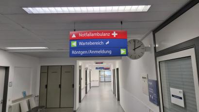 Bild: lue
Blick in die Notfallambulanz am Krankenhaus Tirschenreuth.