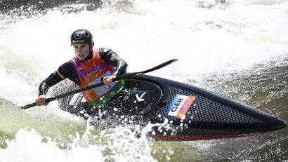 Bild: Dan Himbrechts/AAP/dpa
Ricarda Funk hat bei der Kanuslalom-WM in Oklahoma City Platz fünf belegt.