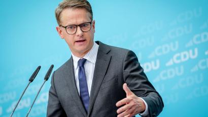 Bild: Kay Nietfeld/dpa
Drei Jahre war Carsten Linnemann CDU-Generalsekretär, jetzt kommt etwas Neues.