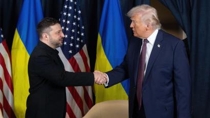 Bild: Ukraine Presidency/Ukrainian Pre/Planet Pix via ZUMA Press Wire/dpa
US-Präsident Trump erwartet Regierungskreisen zufolge den ukrainischen Präsidenten Selenskyj zu einem neuen Treffen in Washington. (Archivfoto)
