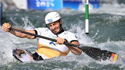 Bild: Sebastian Kahnert/dpa
Sideris Tasiadis war bei der WM in Okahoma City bester Deutscher. (Archivbild)