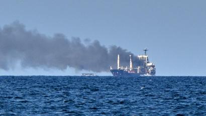 Bild: Michael Shtekel/AP/dpa
In der Schwarzmeer-Region herrscht ein von Kiew so bezeichneter Seekrieg. (Archivbild)