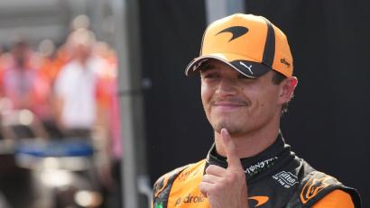 Bild: Darko Vojinovic/AP/dpa
Lando Norris durchbricht die Mercedes-Dominanz.