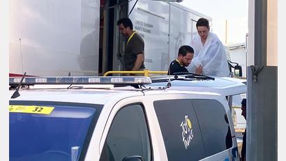 Bild: Stefan Tabeling/dpa
Florian Lipowitz ist nach seinem Tour-Aus auf dem Weg der Besserung. (Archivbild)