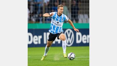 Bild: Sven Hoppe/dpa
Dennis Dressel spielte zu Beginn seiner Karriere bereits jahrelang für 1860 München. (Archivbild)