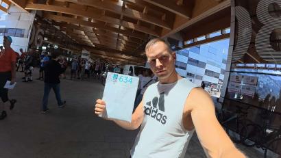 Bild: Thomas Mencel
In Rovereto, ganz in der Nähe des Gardasees, war am Samstag der Start. Thomas Mencel fährt mit der Startnummer 634.