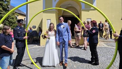 Bild: Gabriele Buchbinder
Schlauchparcour der FFW Böhmischbruck.