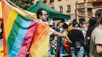 Archivbild: Leonie Hartung
In Amberg steht am Wochenende der CSD an. Wie gehen die Organisatoren mit den Geschehnissen in Berlin um? Wie steht es um die Sicherheit?