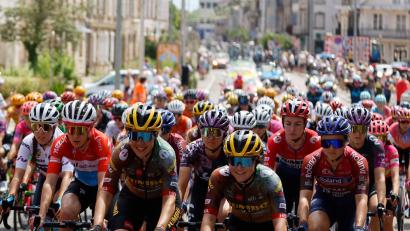 Bild: Jean-Francois Badias/AP/dpa
Die Tour de France der Frauen rollt am Samstag in Lausanne los. (Archivbild)