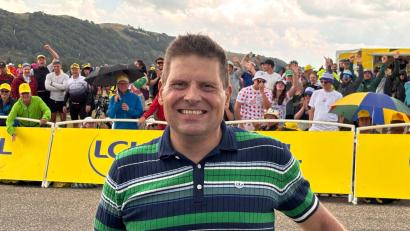 Bild: Felix Schröder/dpa
Ullrich bei der diesjährigen Tour. (Archivbild)