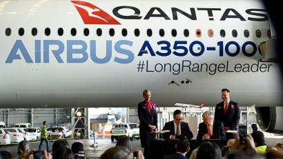 Bild: Bianca De Marchi/AAP/dpa
Schon 2022 kündigte Qantas mit „Project Sunrise“ die längsten Nonstop-Flüge der Welt an. (Archivbild)