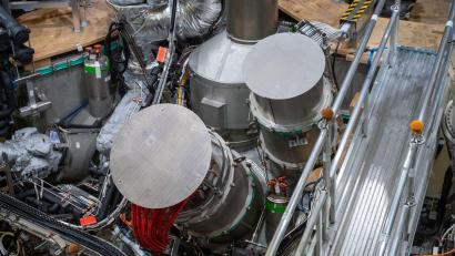 Bild: Stefan Sauer/dpa
Das Projekt „Wendelstein 7-X“ beim Max-Planck-Institut ist ein Zwischenschritt zur angepeilten Kernfusion.