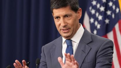 Bild: Mark Schiefelbein/AP/dpa
Die US-Notenbank hat erneut den Leitzins stabil gehalten.