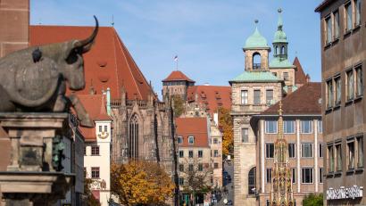 Bild: Daniel Karmann/dpa
Die Stadt Nürnberg musste eine Sperre über ihren Kommunalhaushalt verhängen. (Archivbild)