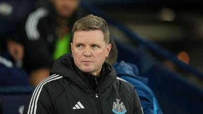 Bild: Jon Super/AP/dpa
Newcastle United hat den Abschied von Trainer Eddie Howe nun offiziell mitgeteilt. (Archivbild)