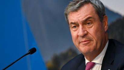 Bild: Sven Hoppe/dpa
Mit Markus Söder kommt erstmals ein bayerischer Regierungschef in die Republik Moldau. (Archivbild)