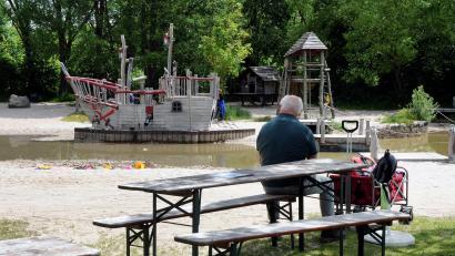 Archivbild: Stephan Huber
Die Teilsperrung des Kleinkinderbereichs auf dem Piratenspielplatz in Amberg ist wieder aufgehoben worden.