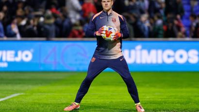 Bild: Rudy Garcia/AP/dpa
Marc-André ter Stegen steht kurz vor einem Wechsel zu Ajax Amsterdam. (Archivbild)