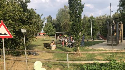 Bild: Werner Robl
An Sommertagen wird es erst am Abend an der Kipp ruhiger. Der größte der Waldseen, einstmals waren sie Kaolingruben, ist ein beliebter Ort für Klein und Groß.