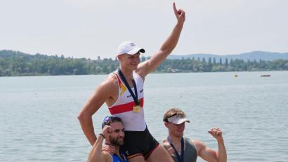 Bild: Antonio Calanni/AP/dpa
Fuhr souverän zum Titel: Oliver Zeidler.