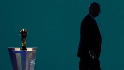 Bild: Darryl Dyck/The Canadian Press/AP/dpa
Wie geschwächt ist Gianni Infantino? (Archivbild)