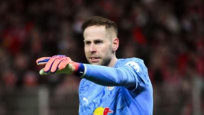 Bild: Soeren Stache/dpa
Torwart Peter Gulacsi verlässt RB Leipzig in Richtung Spanien. (Archivbild)