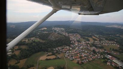 Archivbild: jak
Diese Aussicht haben Piloten und Luftbeobachter vom Stützpunkt Weiden-Latsch.