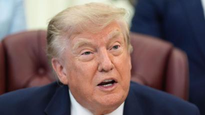 Bild: Alex Brandon/AP/dpa
Trump spricht von einer „letzten Chance“ für den Iran.