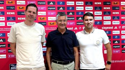 Bild: Christian Kunz/dpa
Die Macher der Bayern-Basketballer hoffen auf eine erfolgreiche Saison - ein wichtiger Bauantrag ist gestellt. (Archivbild)