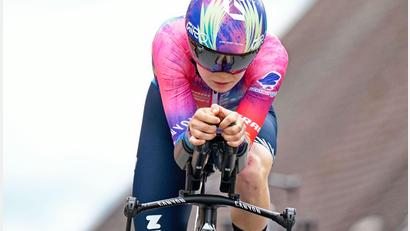 Bild: Uwe Anspach/dpa
Antonia Niedermaier hat bei der Tour de France der Frauen im Zeitfahren die Top Ten verpasst. (Archivbild)