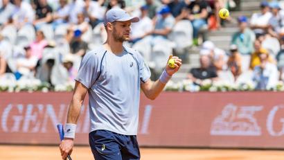Bild: Expa/ Johann Groder/APA/dpa
Hat sein Auftaktspiel in Montreal gewonnen: Yannick Hanfmann. (Archivbild)