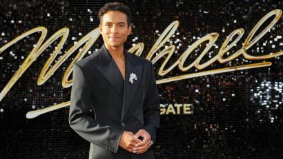 Bild: Jordan Strauss/Invision/AP/dpa
Nach dem Filmdebüt mit „Michael“ erhält Jaafar Jackson die nächste Rolle. (Archivbild)