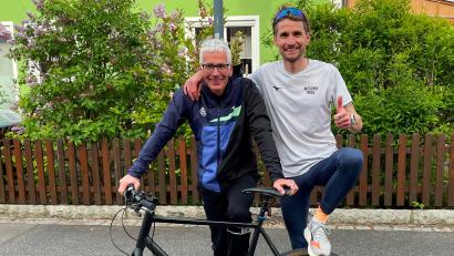 Bild: Erik Hille
Ein eingespieltes Team: Erik Hille (rechts) mit seinem Vater und Trainer Veiko Hille.