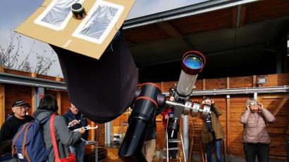 Archivbild: Gertraud Portner
Die Sternwarte Dieterskirchen ist am Mittwoch Teil der "Langen Nacht der Astronomie".