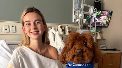 Bild: Elizabeth Morrow/Elizabeth Morrow/AP/dpa
Sydney Towle machte mit ihren Videos anderen an Krebs erkrankten Menschen Mut.