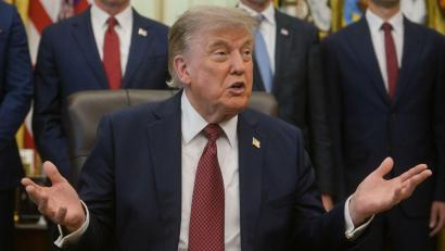 Bild: Rod Lamkey/FR172078 AP/AP/dpa
Neuer Anlauf für US-Präsident Trump: Er will das US-Geburtsrecht einschränken. (Archivfoto)